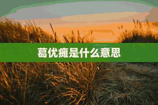 葛优瘫是什么意思